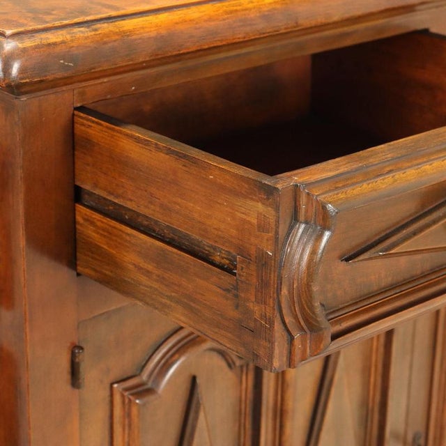 Mid-20th Century Baroque Walnut Sideboard, Italy For Sale - Image 6 of 12