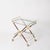 Mid-Century Modern Bar Cart in Brass and Wood by Cesare Lacca, Italy, 1950s For Sale - Image 9 of 14