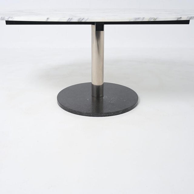 Oval Dining Table with Marble Top by Alfred Hendrickx for Belform, 1960s For Sale - Image 11 of 18