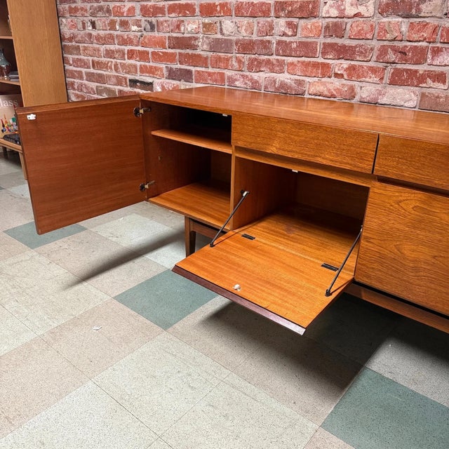 Mid 20th Century Mid 20th Century Modern Teak Credenza, Attributed For Sale - Image 5 of 8