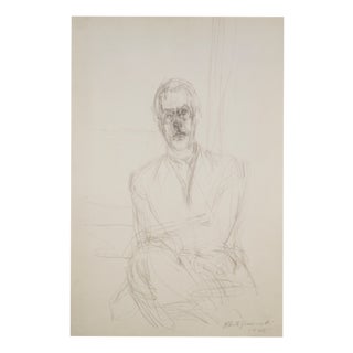 Alberto Giacometti, Portrait of Diego, 1963, Paper For Sale