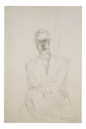 Alberto Giacometti, Portrait of Diego, 1963, Paper