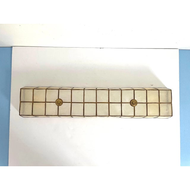 Mid Century Capiz Shell Wall Light For Sale - Image 14 of 15