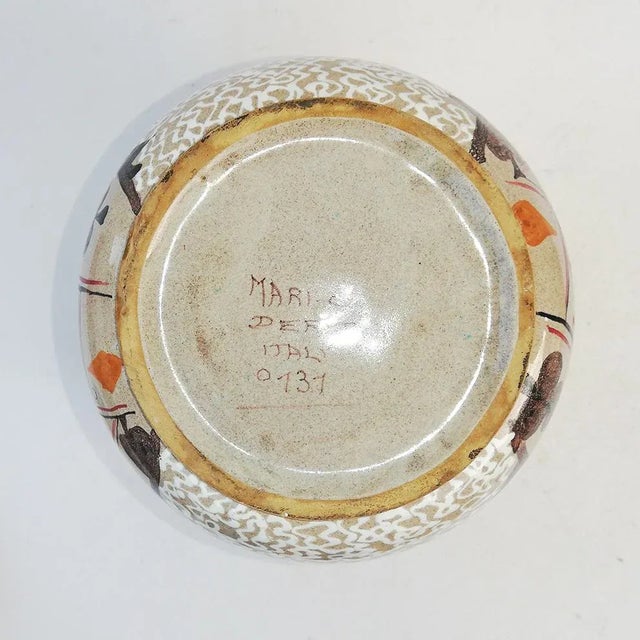 Beige Vase from Deruta Mari, 1950s For Sale - Image 8 of 9