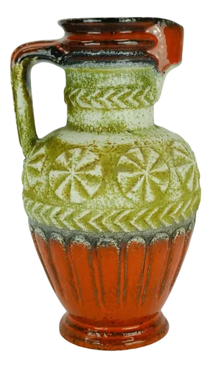 Mid-Century Model 73 30 Vase or Jug with Abstract Decor from Bay Keramik, 1960s