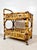 Mid-Century Modern Vintage Brighton Bamboo Rattan Bar Cart For Sale - Image 3 of 12