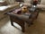 Anglo Indian Antique Indian Rustic Wooden Ox Cart With Metal Accents Coffee Table For Sale - Image 4 of 4