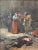 Old master painting, oil on canvas, Murder of Filippo Strozzi, 19th century An extremely detailed painting from the 19th-...