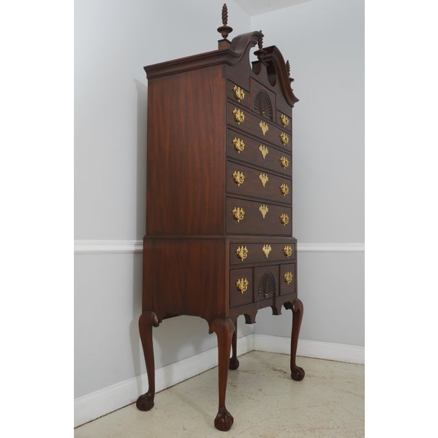 Age: C.1986 Details: Society For The Preservation of New England Antiquities Mahogany Ball & Claw Feet Dovetailed Drawer...