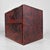 Maroon Meiji Kake-Suzuri Document Cabinet, Japan, 1890s For Sale - Image 8 of 11