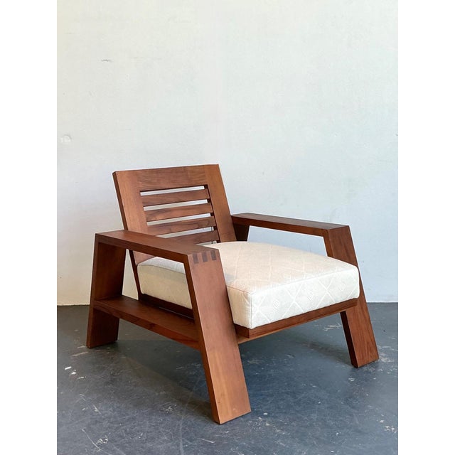 Wood Vintage Ralph Lauren “Modern Desert” Wood Club Chair For Sale - Image 7 of 12