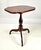 American Antique Tiger Maple Tilt-Top Candle Stand For Sale - Image 3 of 12