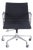 Model EA118 Desk Chair with Chrome Base, Black Hopsack Upholstery and Aluminium Armrests by Charles & Ray Eames for Vitra, Germany, 2000s For Sale