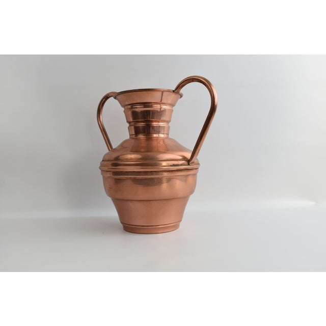 1980s Vintage 1980s Copper Vase For Sale - Image 5 of 7