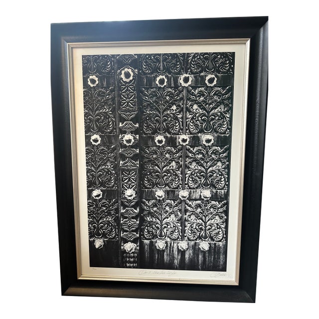 David Ballam Signed Print, 4/50, Door Ii, Stone Door, Zanzibar For Sale