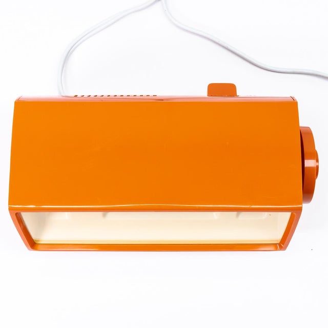 Orange Copal 701 Alarm Flip Clock, 1970s For Sale - Image 8 of 12