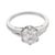 Contemporary Mid Century Gia 1.15 Carat Old Mine Cut Diamond Platinum Engagement Ring, Size 4.5 For Sale - Image 3 of 8