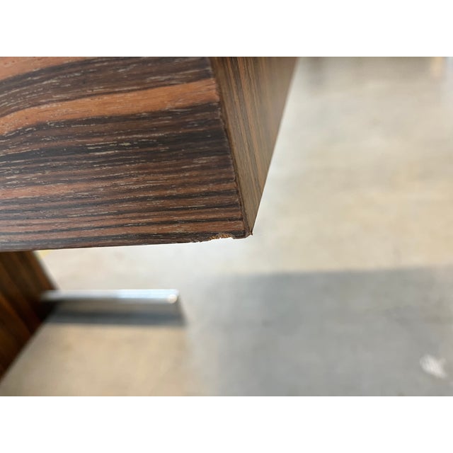 1960s Mid-Century Cantilevered Style Rosewood Desk For Sale - Image 9 of 10