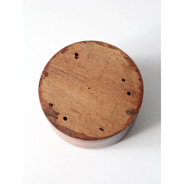 Vintage Wooden Bowl For Sale - Image 6 of 7