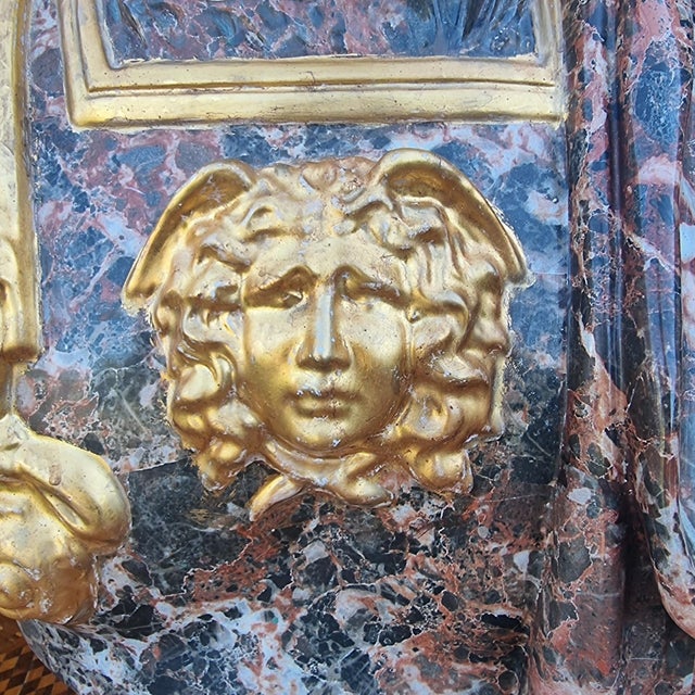 Bust of the Roman Emperor Hadrian from 1950 in Painted and Vitrified Terracotta, 1950, Terracotta For Sale - Image 9 of 12