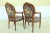 Wood Pair French Louis XV Style Floral Upholstered Armchairs For Sale - Image 7 of 10