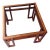 Danish Modern Teak Geometric Glass Top Table, 1960s–70s For Sale