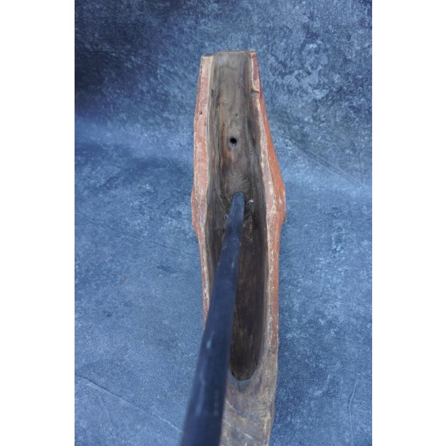 Late 19th Century Folk Art Carved Wooden Horse Head For Sale In Los Angeles - Image 6 of 7