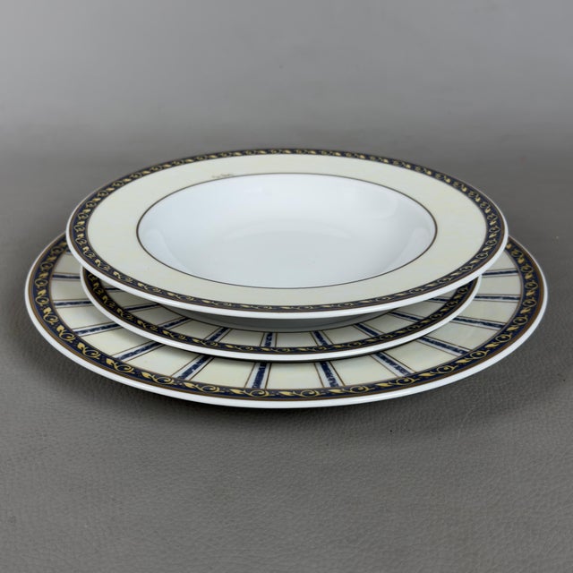 Vintage Porcelain Dinnerware Set from Pierre Cardin, 1990s, Set of 41 For Sale - Image 9 of 13