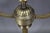 Brass Table Lamp with Wooden Base and Glass Shade, 1930s For Sale - Image 6 of 18