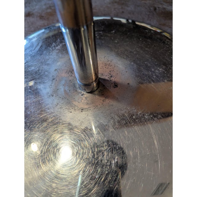 Chrome 1960s MCM Bauhaus Style Chrome & Rosewood Coat Rack Hanger For Sale - Image 8 of 8