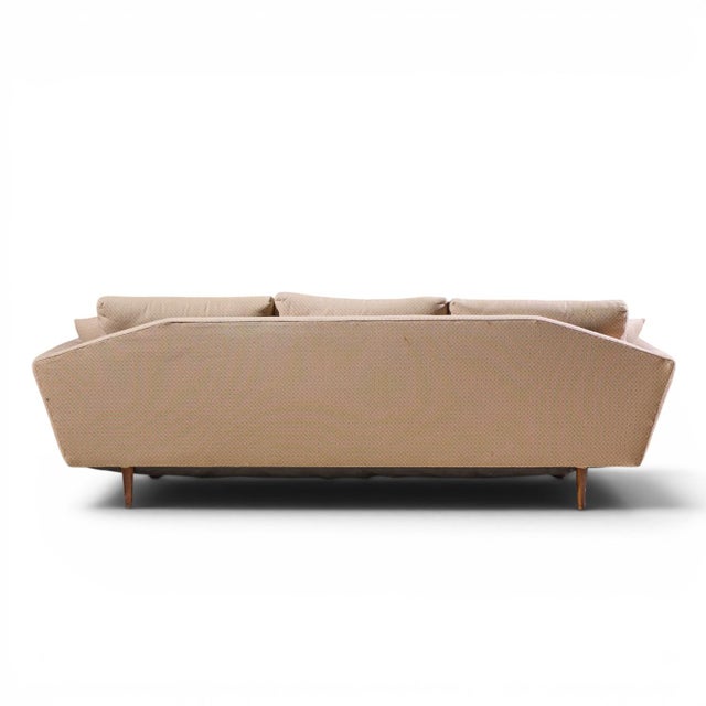 Adrian Pearsall Style Mid Century Walnut Gondola Sofa For Sale In Chicago - Image 6 of 9