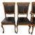 American Early 1900’s Stomps-Burkhardt Co, American Edwardian-Era /Tiger Oak / Leather Upholstery Dinning Chair Set of 6 For Sale - Image 3 of 12