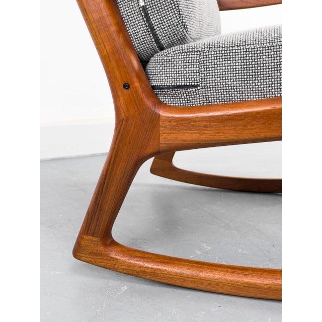 Senator Rocking Chair in Teak by Ole Wanscher for Cado, 1974 For Sale - Image 17 of 18