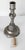 Metal 19th Century French Pewter Candlestick in Louis XVI or XV Regency Style For Sale - Image 7 of 12