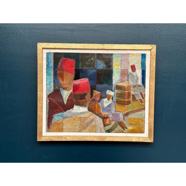 Olle Von Schewen, På gatan i Tetuan, Oil on Canvas For Sale - Image 15 of 18