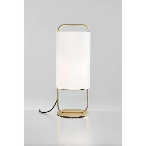 Jordi veciana alistair m table lamp for parachilna formed by basic geometric shapes: circle base, squared structure and...