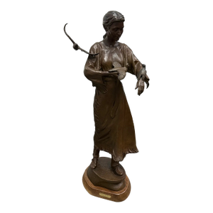Roy Madsen's "Sacajawea: Bird Woman" Bronze Sculpture, Signed + Numbered 10 of 36