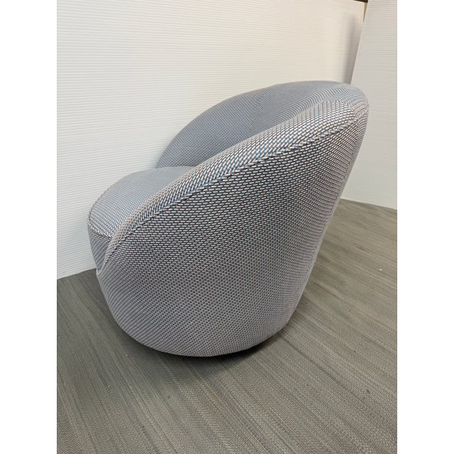 2020s A. Rudin Swivel Lounge Chair For Sale - Image 5 of 12