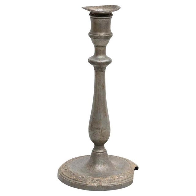 Spanish Metal Candleholder, 1950s For Sale - Image 12 of 12