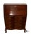 Vintage Chippendale Style Secretary Desk & Hutch by Maddox Colonial Reproductions featuring Sturdy Genuine Mahogany...