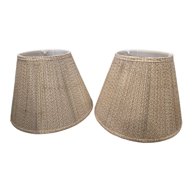Bunny Williams Home Daisy Lampshade, Medium (Set of 2) For Sale