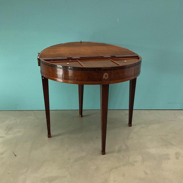 Purple Transformation Table from Workshop of Friedrich Gottlob Hoffmann, 1790s For Sale - Image 8 of 11