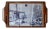 Hand Painted Vintage 1960s Delft Blue and White Tile Cheese Board For Sale