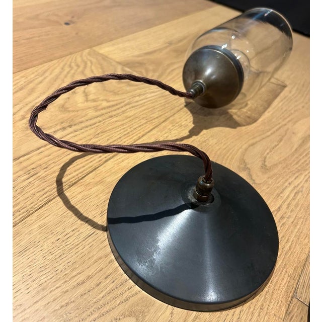 Obsolete Los Angeles Hanging Pendant Lights - a Pair For Sale - Image 10 of 10