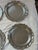 1990s Pewter Scalloped Edge Chargers- Set of 6 For Sale - Image 4 of 5