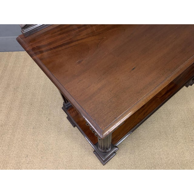 Victorian Carved Mahogany Buffet, 1880s For Sale - Image 4 of 17