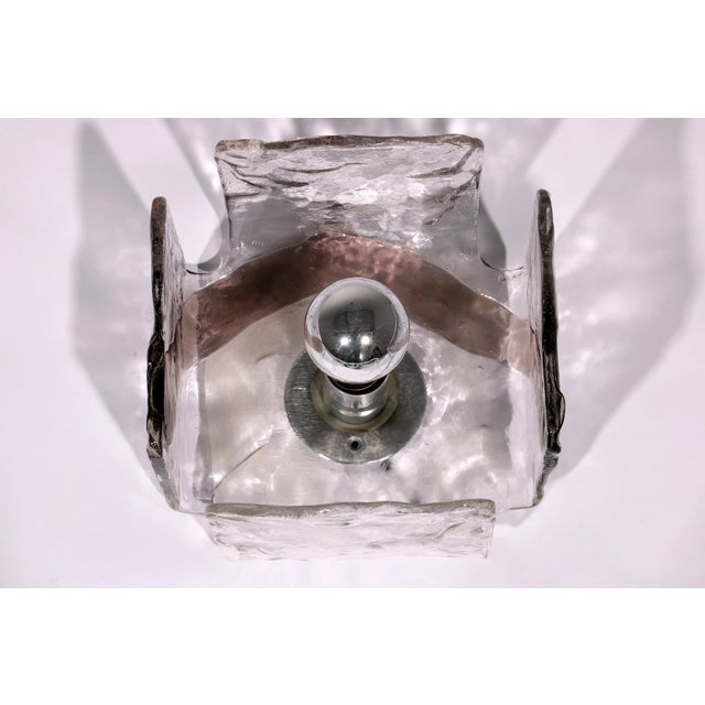 J.T. Kalmar Wall Lamp in Murano Glass by Carlo Nason for Kalmar, Austria, 1960s For Sale - Image 4 of 11