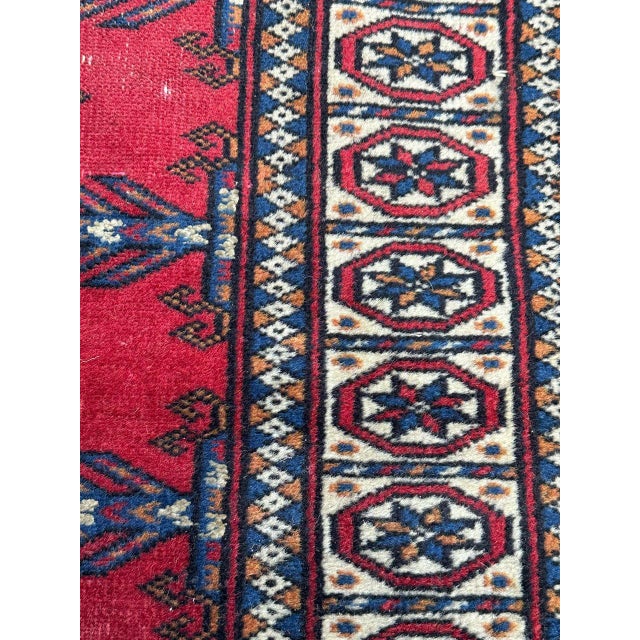 Mid-Century Turkmen Rug, 1940s For Sale - Image 13 of 15
