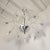 Metal 1970s Large Clear Murano Glass, Mid Century Modern Chandelier For Sale - Image 7 of 14