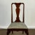 1980s Vintage Hollywood Regency Mahogany Queen Anne Side Chair For Sale - Image 4 of 11